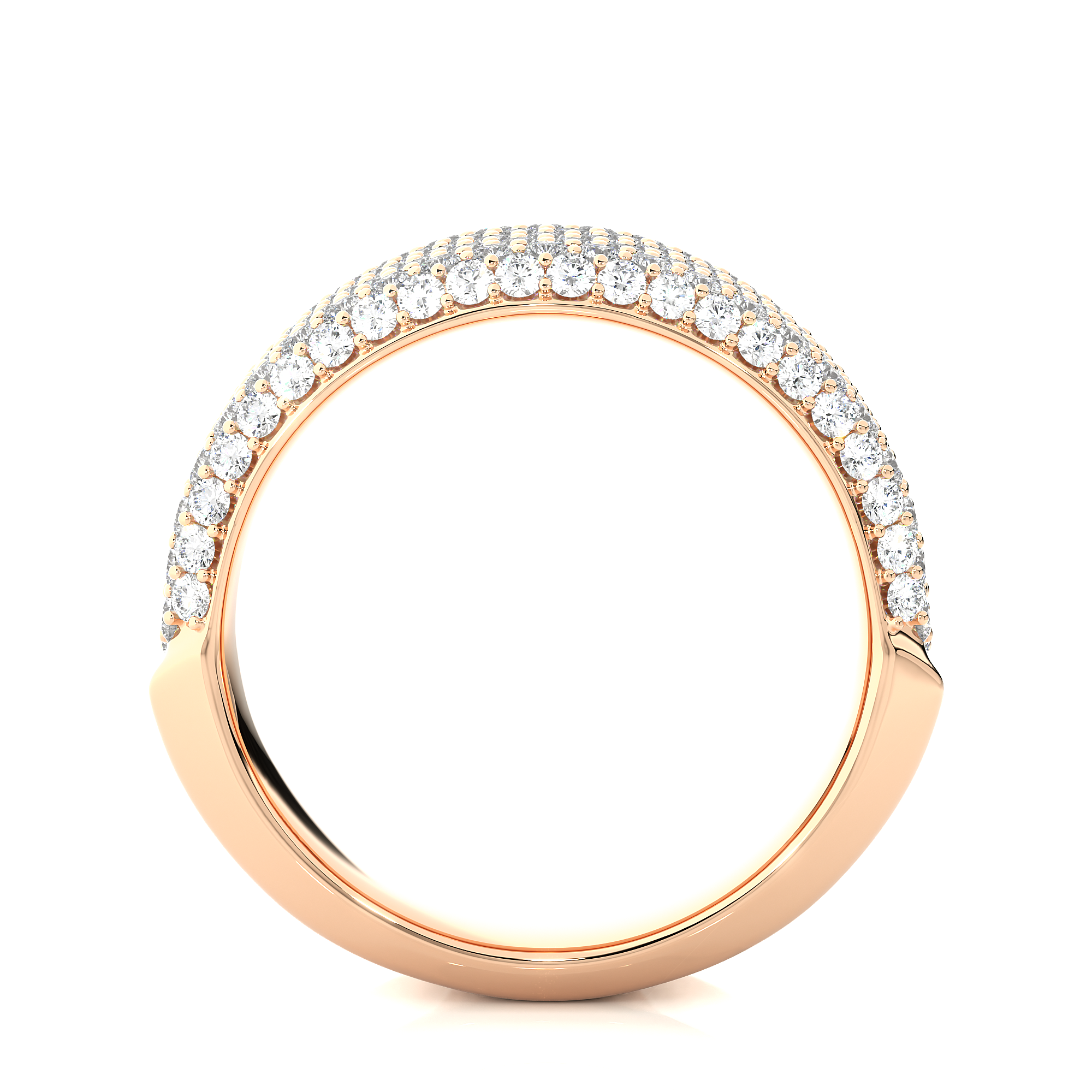 1.93 Carat HI Color VS1 Clarity Diamond Studded Natural Diamond Ring.
